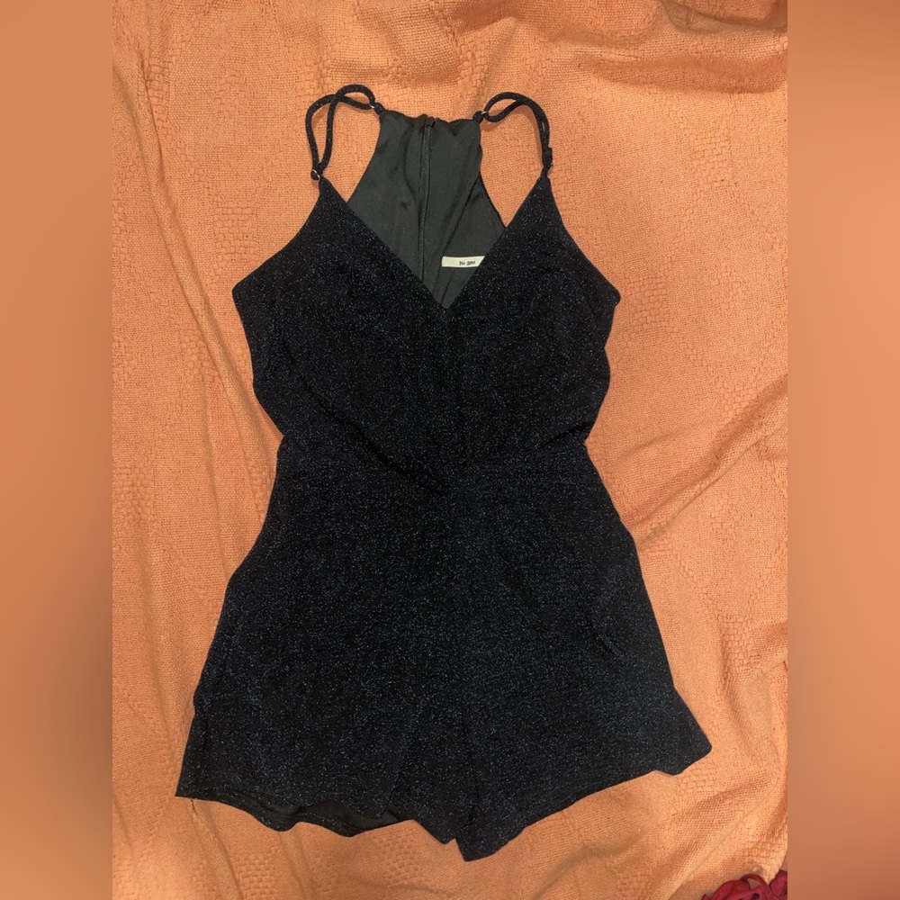 Womens Night Out Sparkly Romper